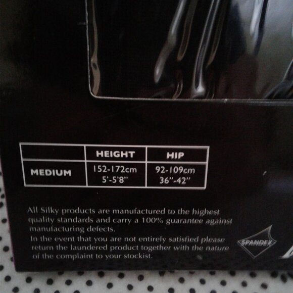 Silky Scarlet Seamer Back Seam Lycra Tights Black 2 Pairs - $18. Size M - Picture 5 of 5